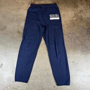 Navy blue vintage 90s‎ Sequoia sweatpants women's small